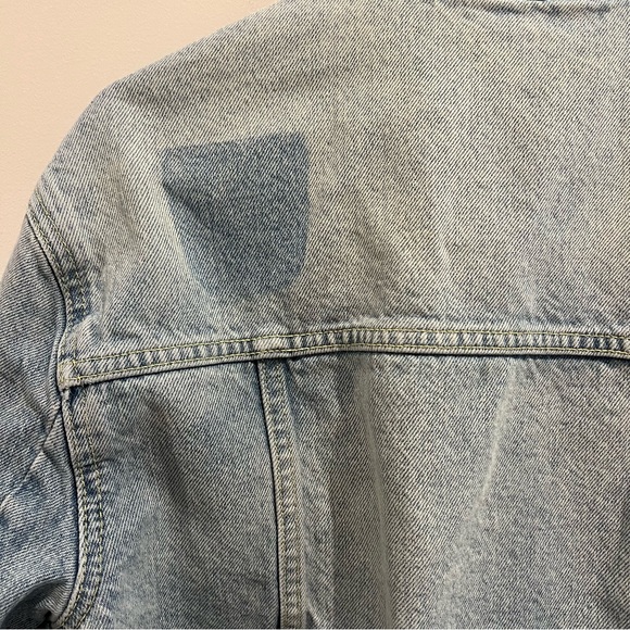 Free People Dillon jean jacket womens size‎ Size S - Picture 13 of 15